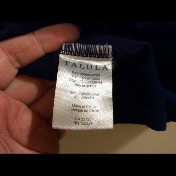 Talula (Aritzia) navy lace back dress - Picture 7 of 7